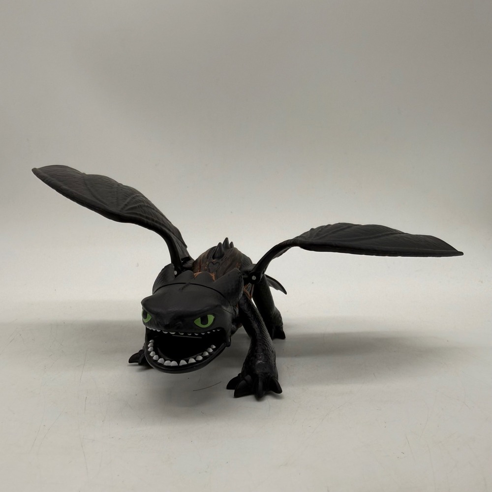 Spin Master Toothless Action Figure Kids Black Night Fury Dragon